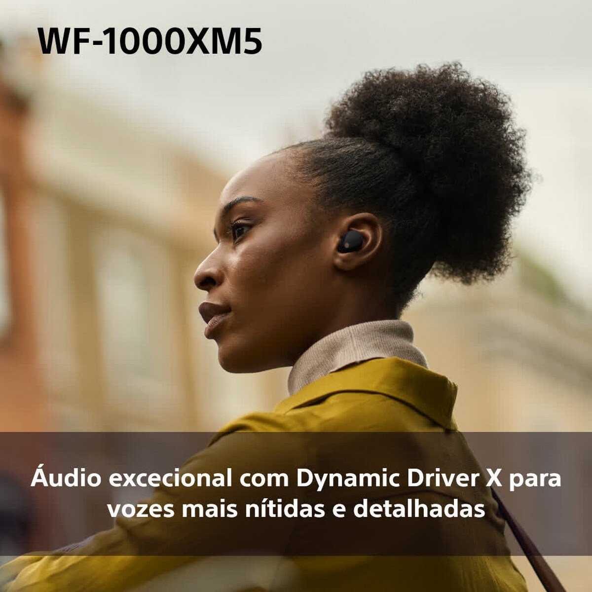 Auriculares True Wireless Sony WF-1000XM5 com Cancelamento de Ruído Preto-5