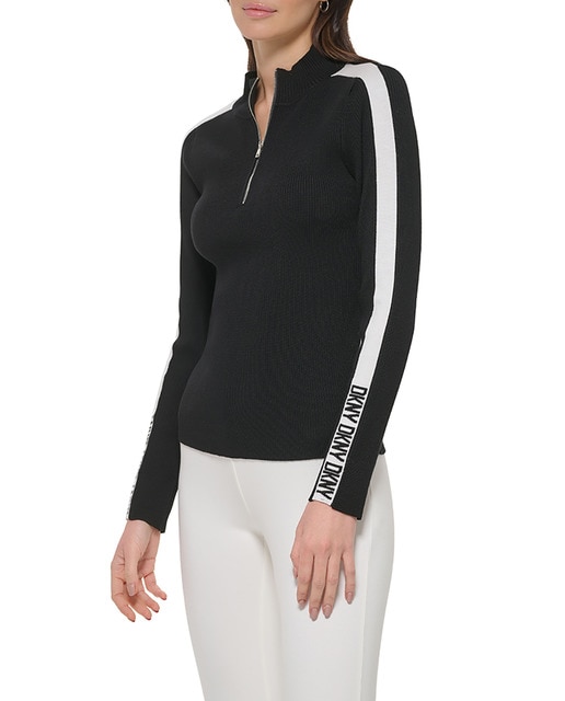 Imagen 0 de Jersey de mujer entallado con cuello redondo