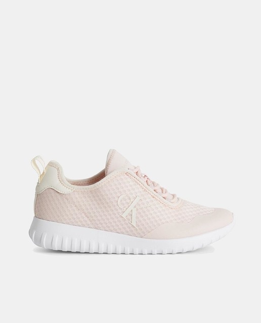 Imagen 0 de Zapatillas de mujer tipo running bajas con logotipo y cierre elástico