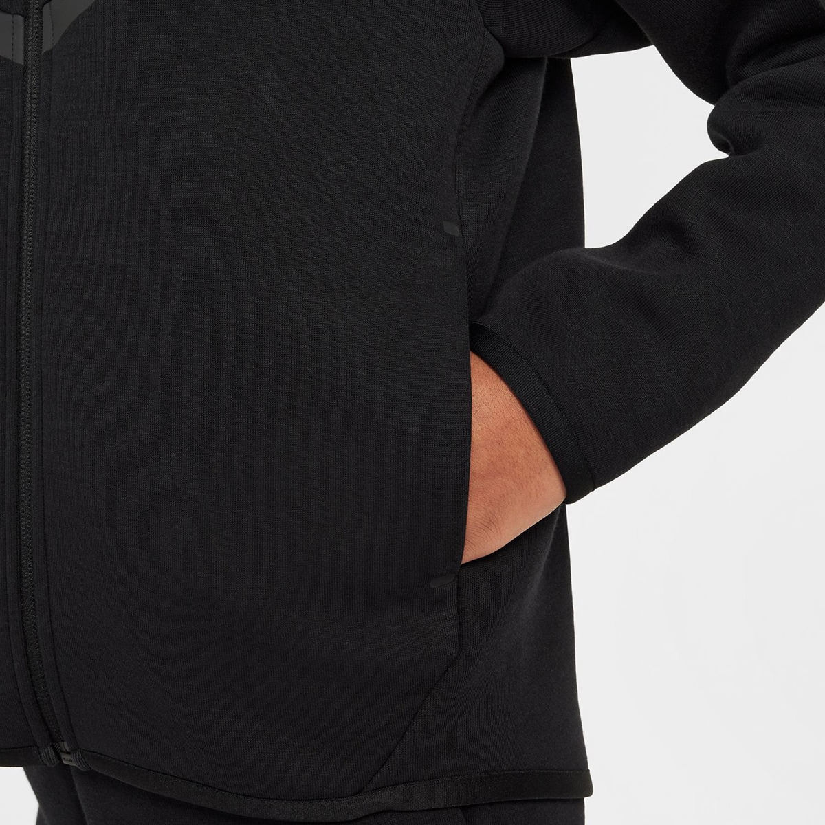 Sweatshirt de menina Sportswear Tech Fleece Nike Preto-5