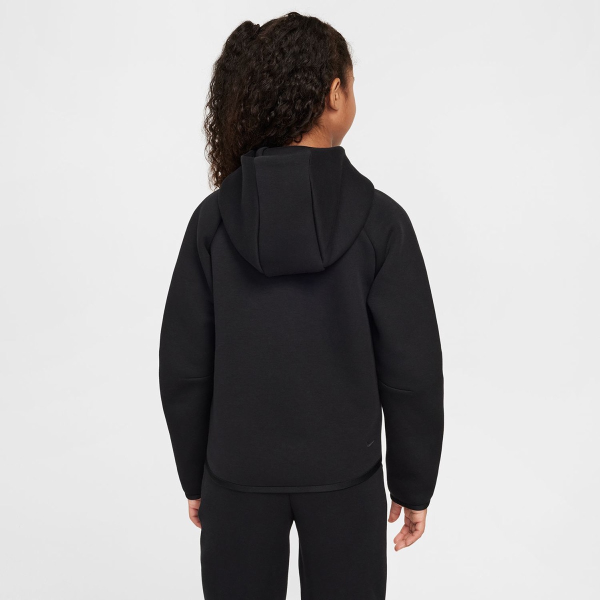 Sweatshirt de menina Sportswear Tech Fleece Nike Preto-2