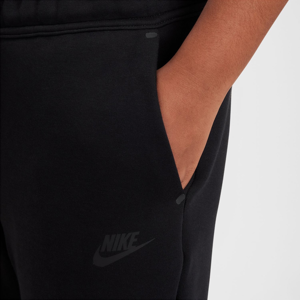 Calças de menino Sportswear Tech Fleece Nike Preto-3