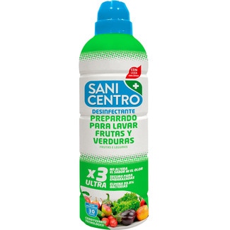 Desinfectante para Lavar Frutas e Verduras embalagem 750 ml - Sanicentro