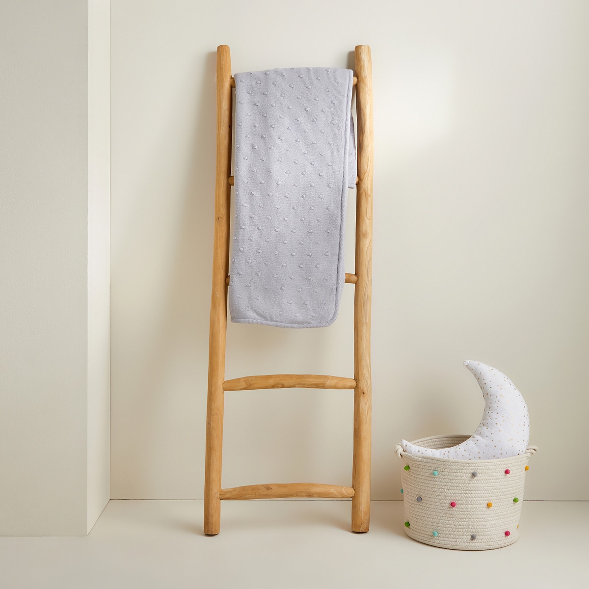 Manta Decorativa Infantil Bubble Cinzento-1