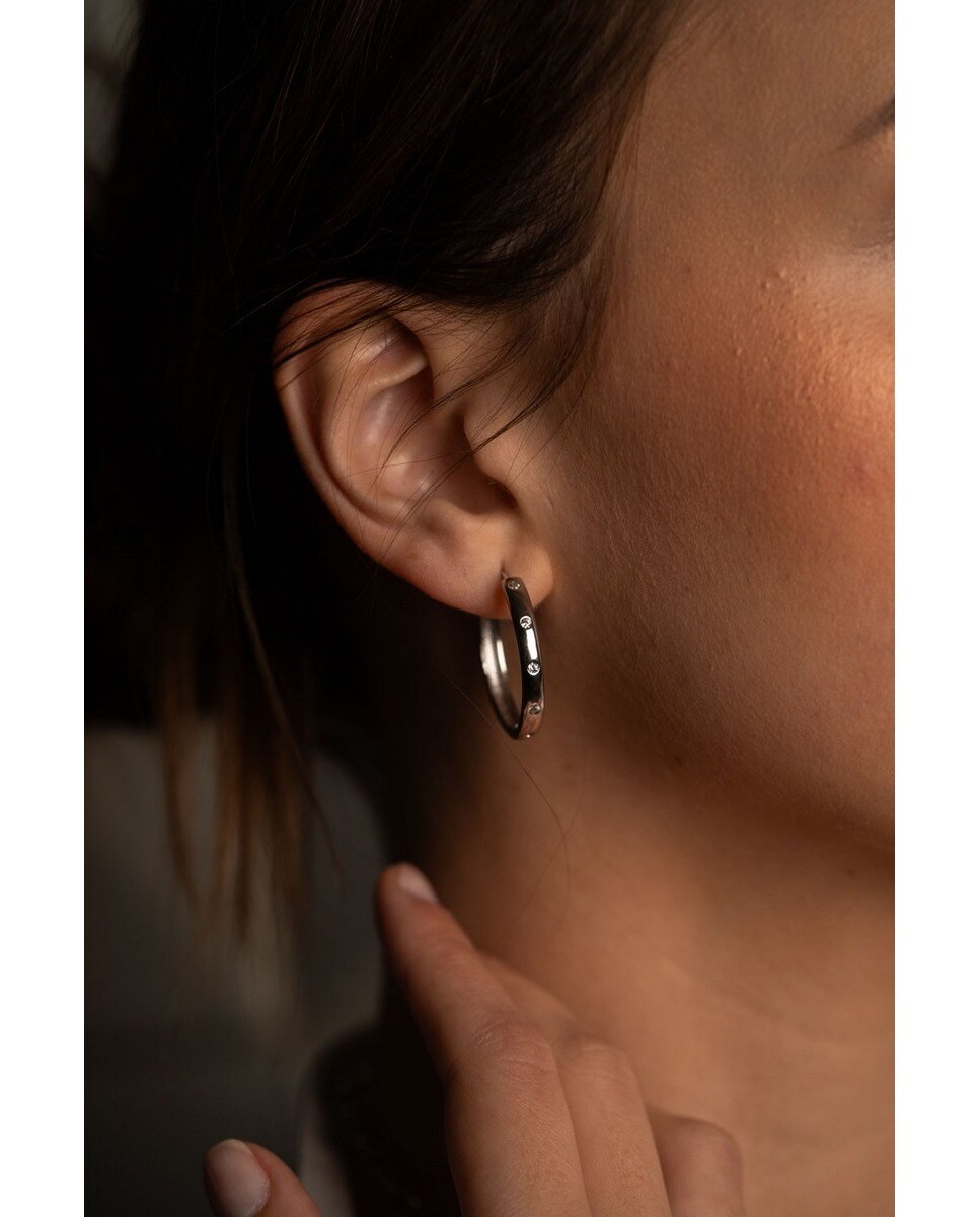 Gentle Breeze Earrings - Banho prateado 2