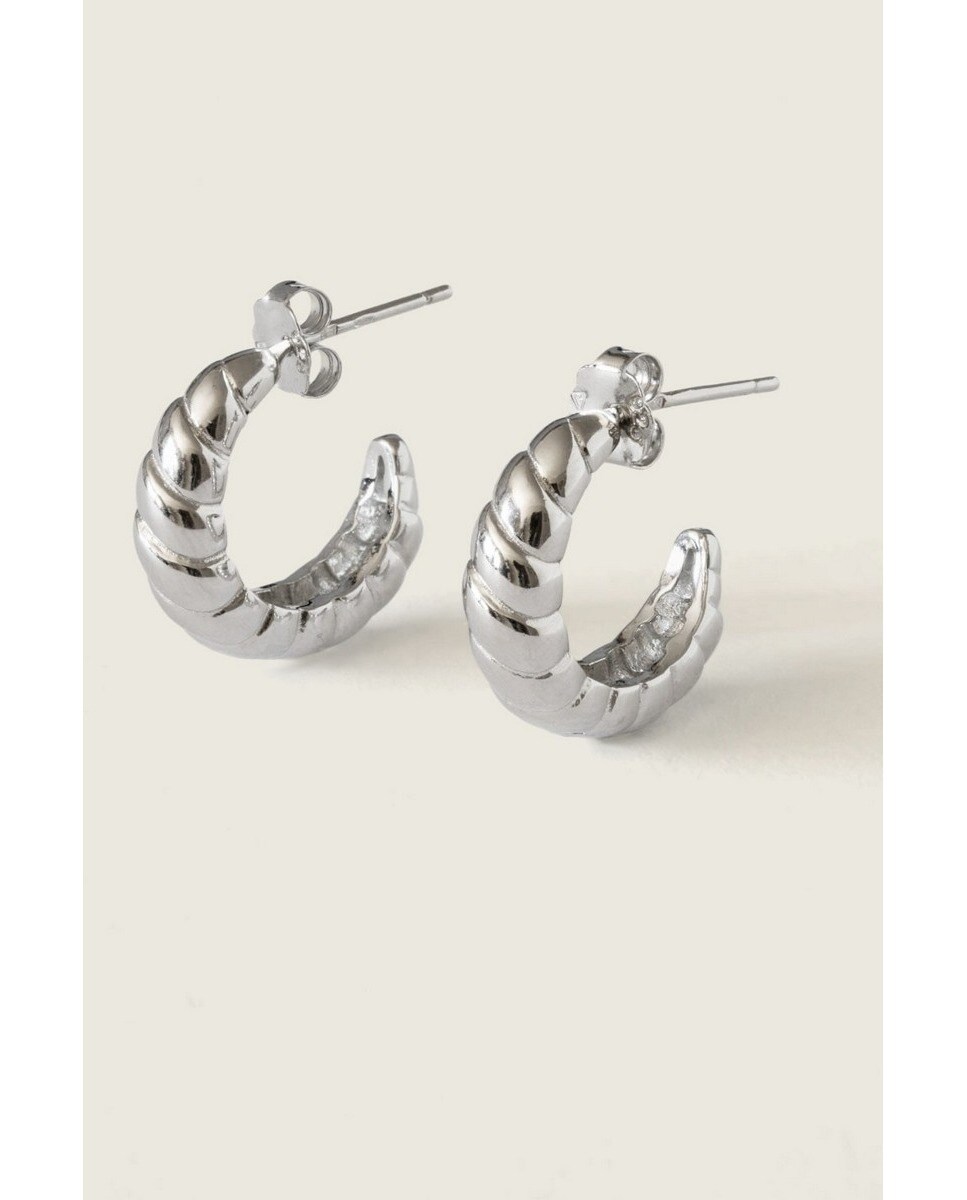Chic Silver Earrings - Banho prateado 1