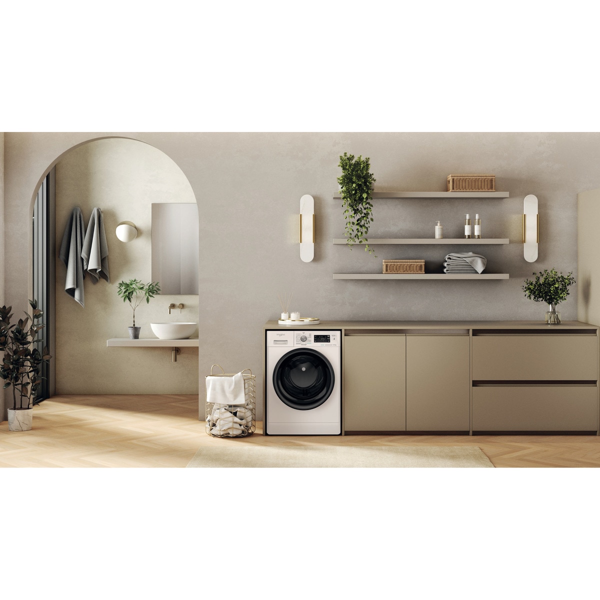 Lavadora secadora Whirlpool 9 kg / 1.300 rpm - FFWDB 964489 BV SPT Blanco-6