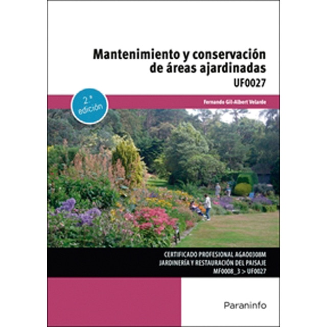 Imagen 0 de Mantenimiento y conservación de áreas ajardinadas  (Tapa blanda)