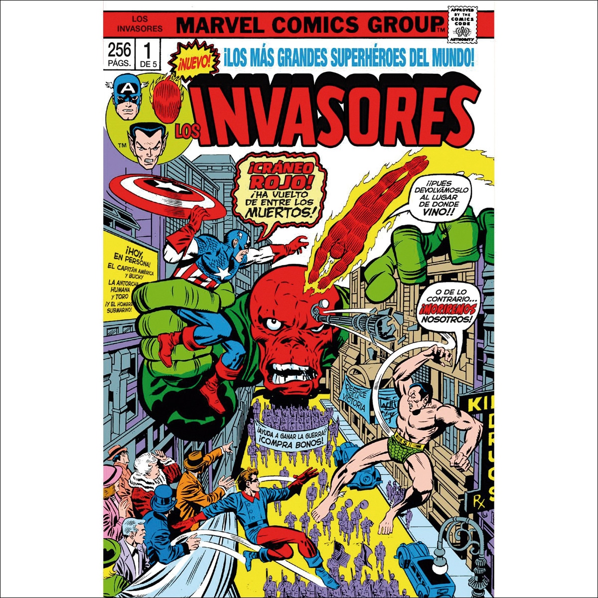Imagem 0 de Marvel limited edition tpb los invasores 1 de 5 (Capa mole)