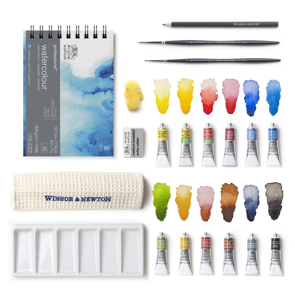 Caja de madera acuarela  profesional Winsor&Newton 5