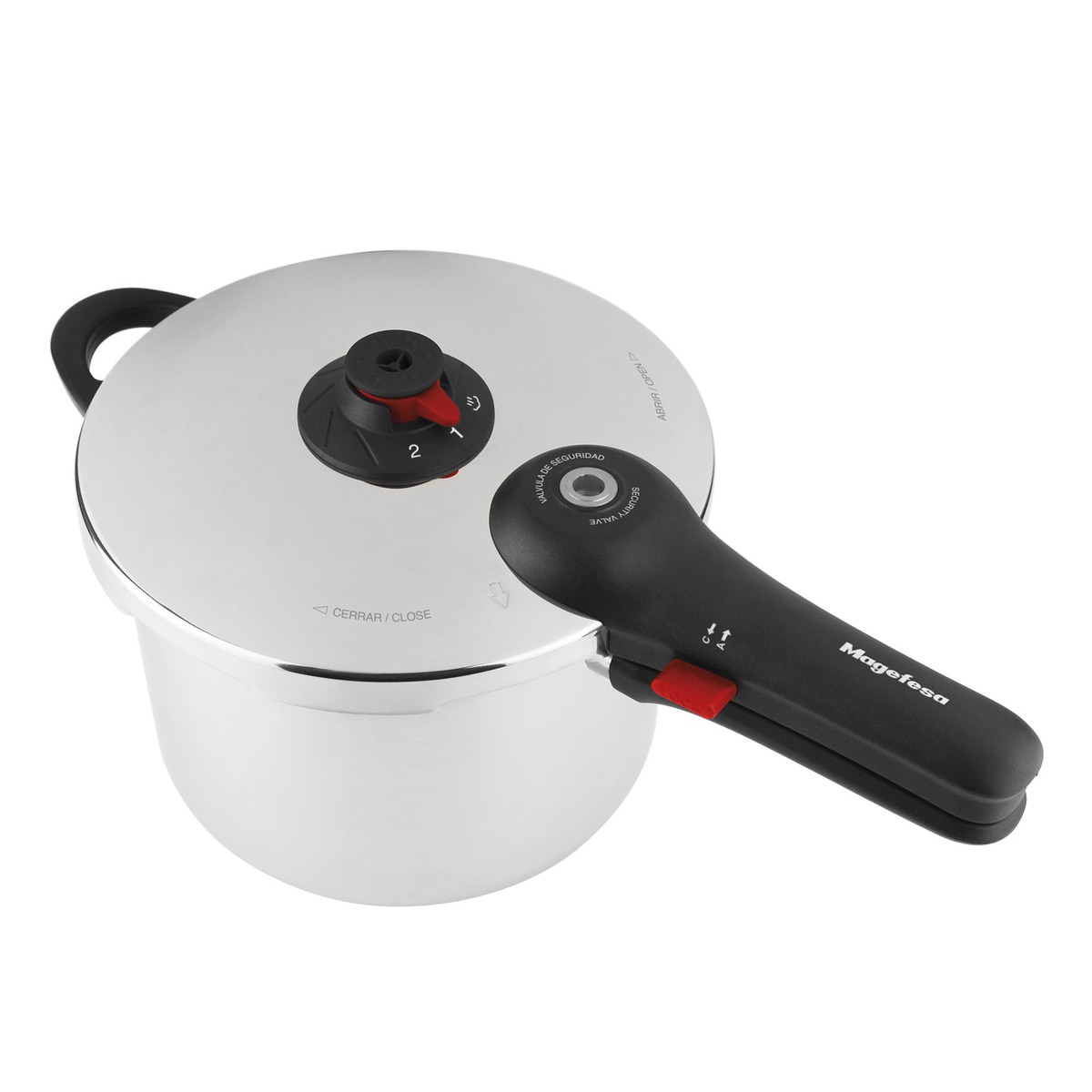 Olla superrápida EasyClick Magefesa Acero-2