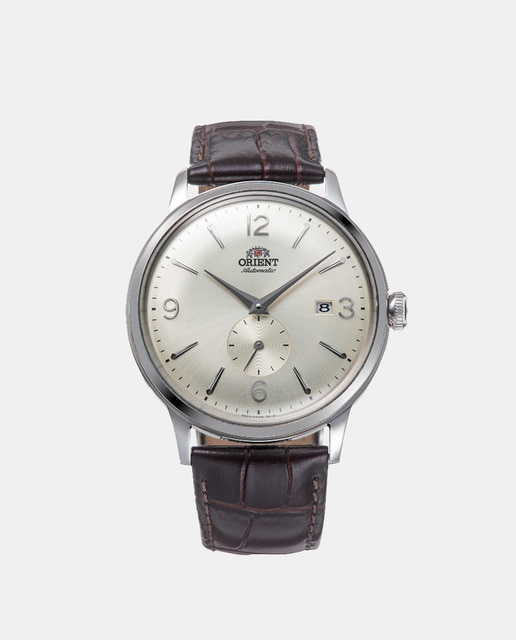 Imagen 0 de Reloj de hombre Orient Bambino Small Hand RA-AP0003S30B automático de piel marrón