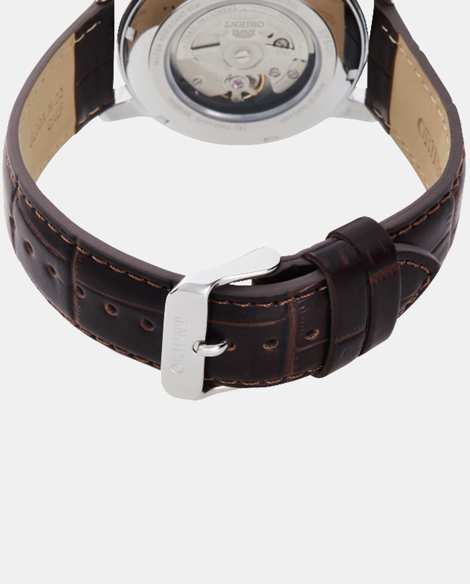 Reloj de hombre Orient Contemporary RA-AA0C06E39B Automático de piel marrón Marrón-4