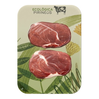 medallón de vacuno ecológico peso aproximado bandeja 300 g - Pirineus