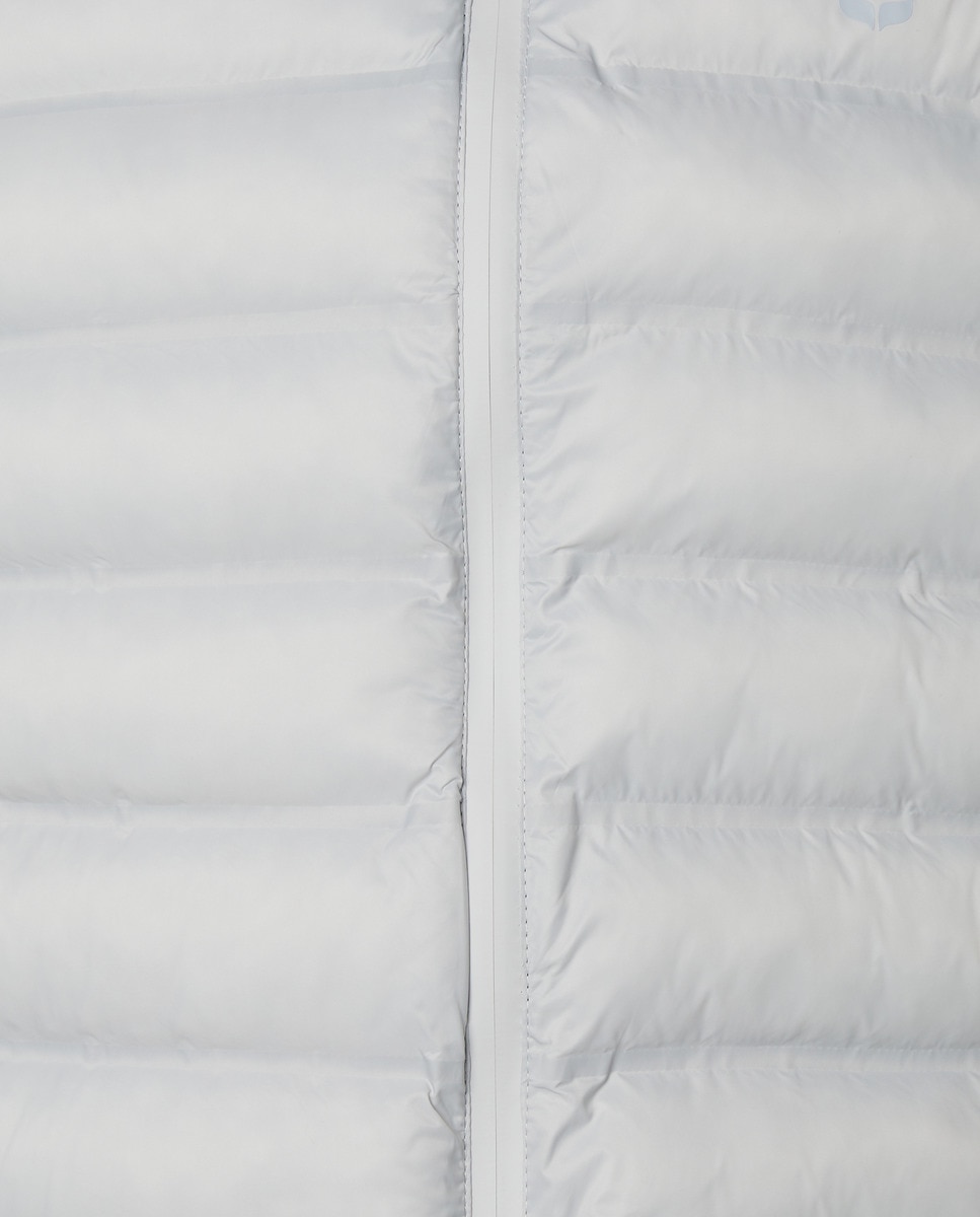 Colete Acolchoado com Penugem Light Cinzento-claro-5