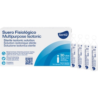 suero fisiológico envase de 30 monodosis de 5 ml - Senti2