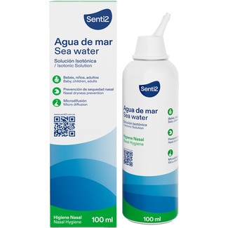 solución isotónica nasal agua de mar dosificador 100 ml - Senti2