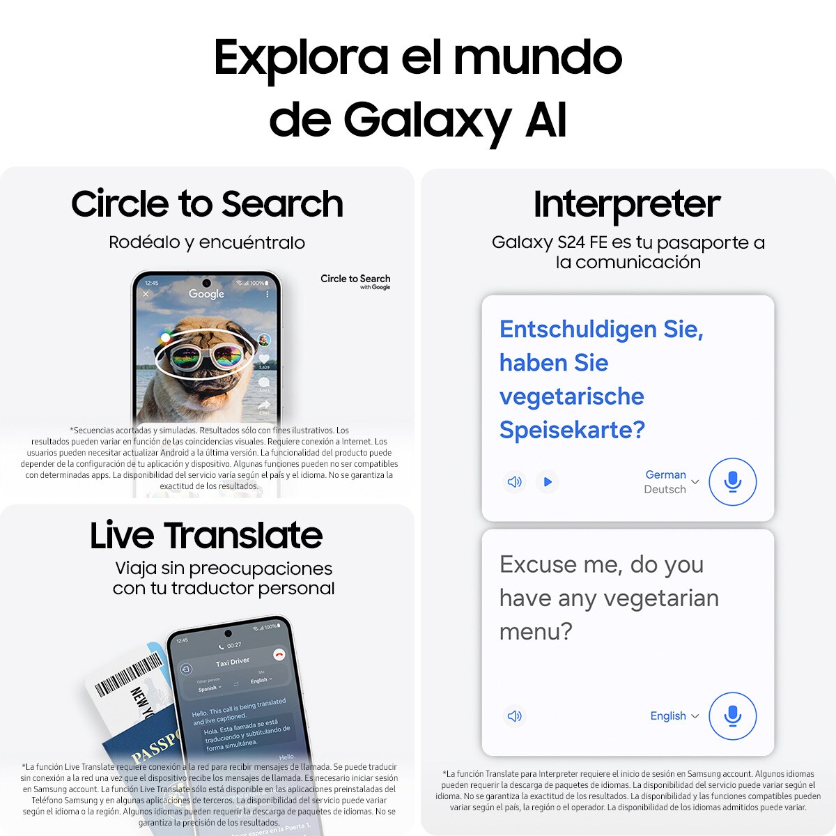 Samsung Galaxy S24 FE 256GB + 8GB móvil libre Grafito-4