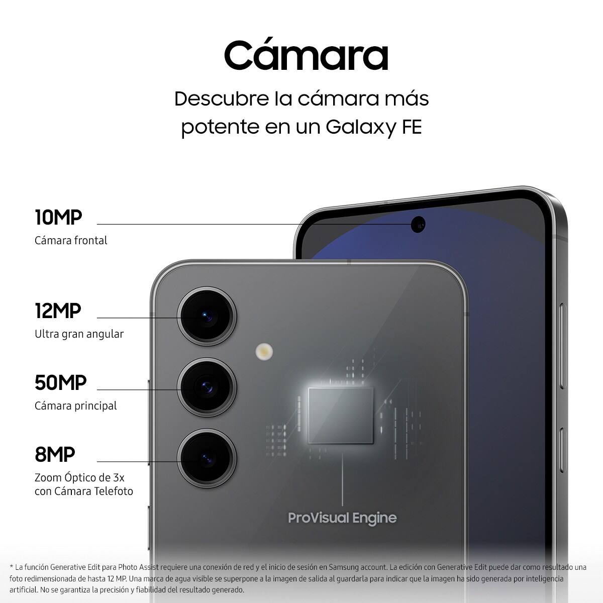 Smartphone Samsung Galaxy S24 FE 128GB + 8GB, 6,7" Azul-5