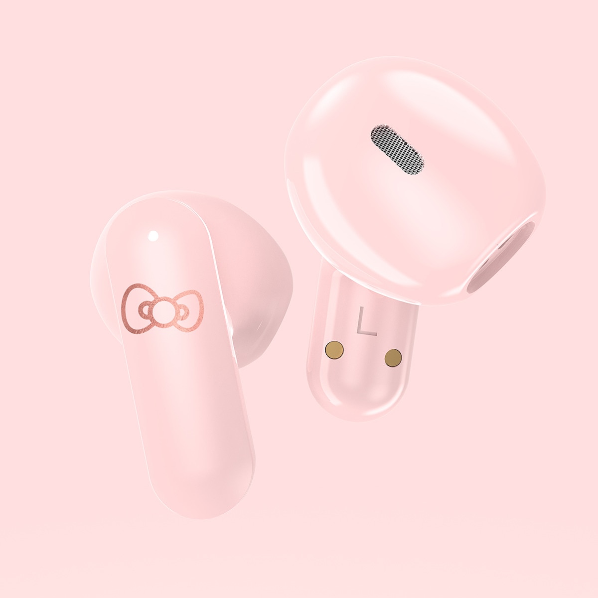 Earpods Hello Kitty Slide Led Rose Gold 3
