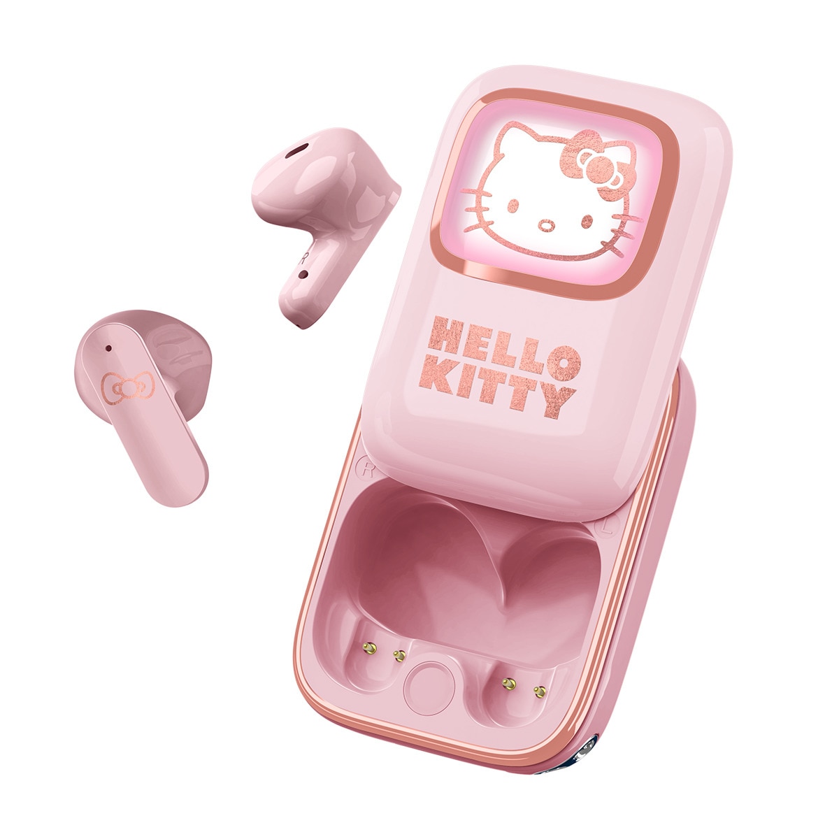 Earpods Hello Kitty Slide Led Rose Gold 1