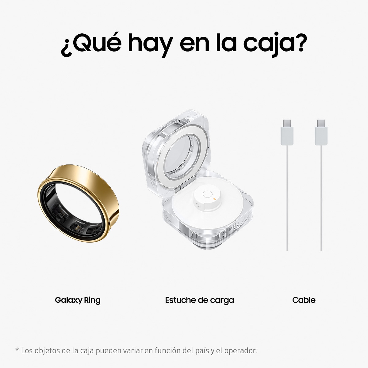 Anillo inteligente Samsung Galaxy Ring Titanio Oro Titanio Oro-10