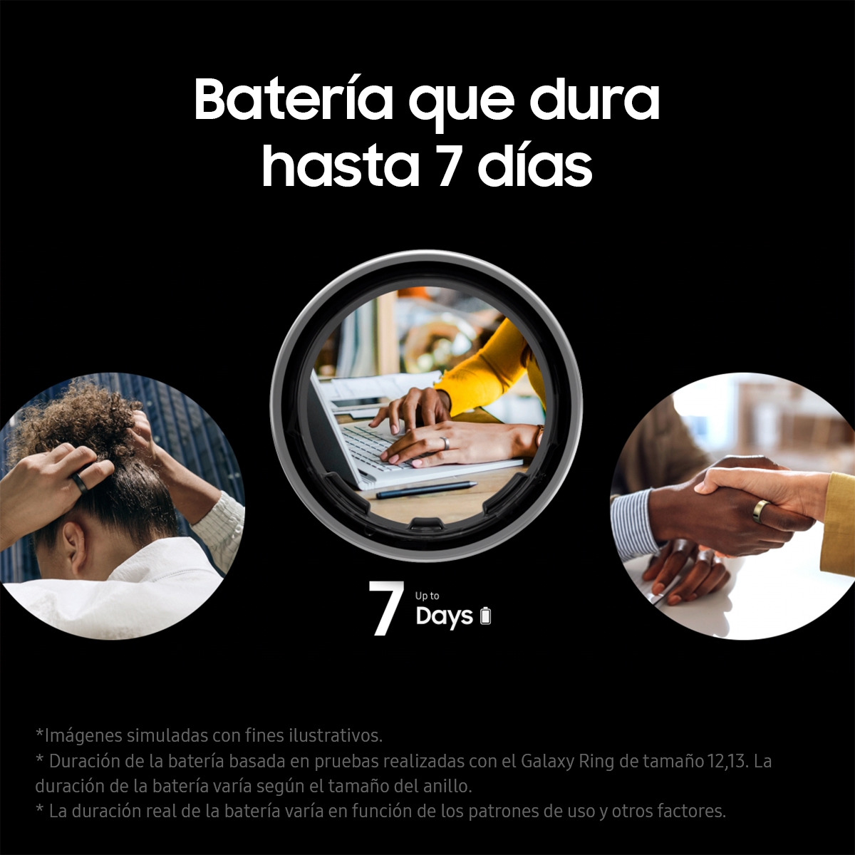 Anillo inteligente Samsung Galaxy Ring Titanio Oro Titanio Oro-9