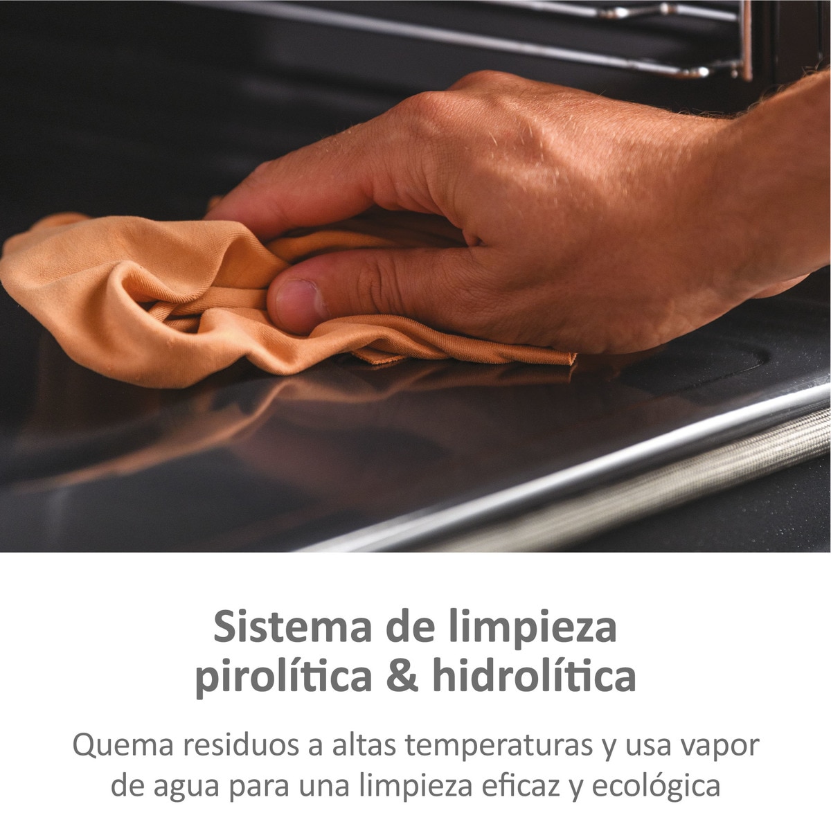 Horno multifunción Haier, limpieza Pirolítica e Hidrolítica, WiFi, ID Series 4 - H6 ID46C3YTB Negro-6