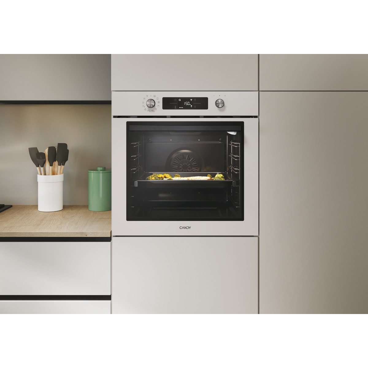 Horno Multifunción Candy, Hidrolítico, Basic UX, Bake 800 - CA6 NP5B3EHTW Blanco-5
