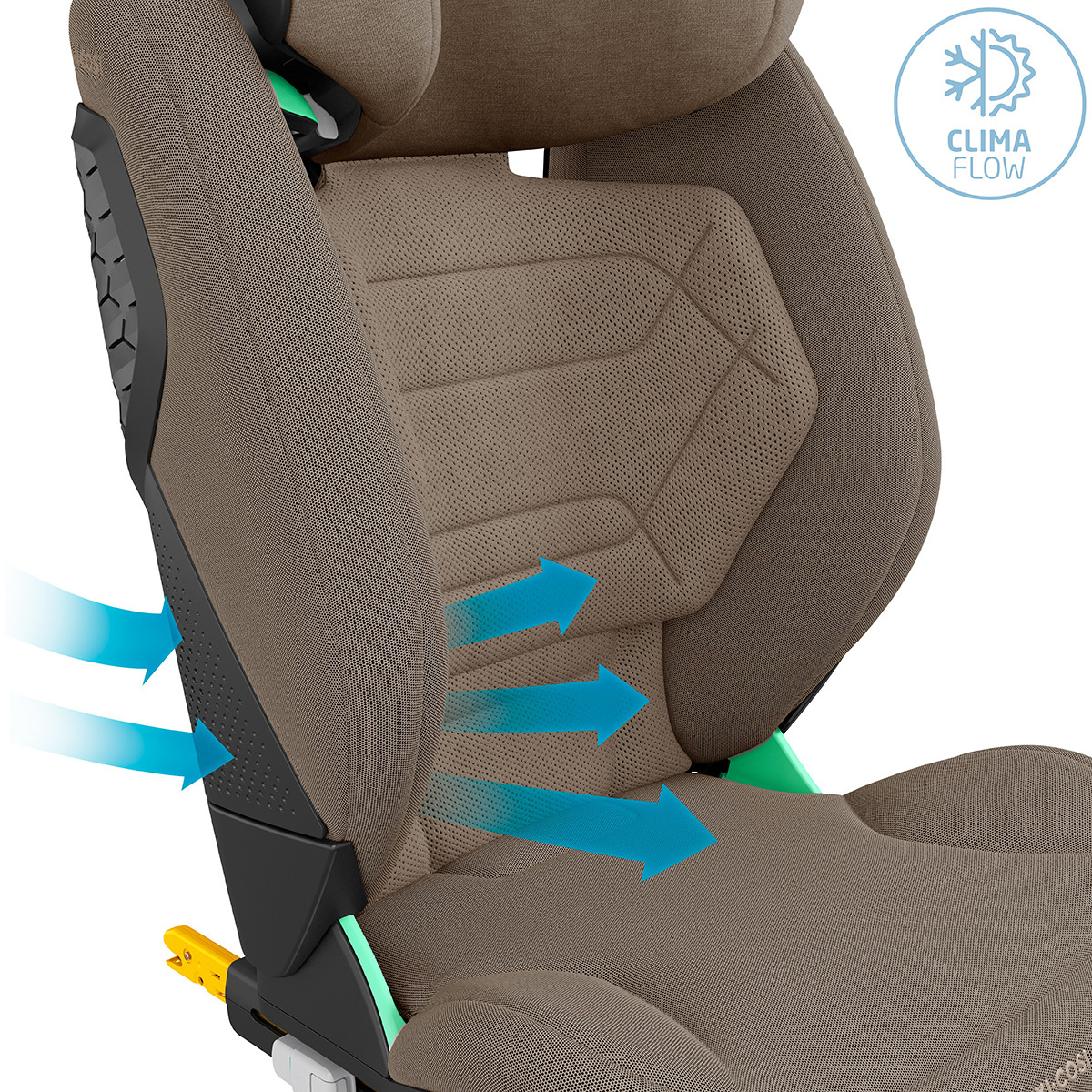Cadeira Auto Isofix Rodifix Pro2 i-Size - 100-150 cm Castanho-escuro-3