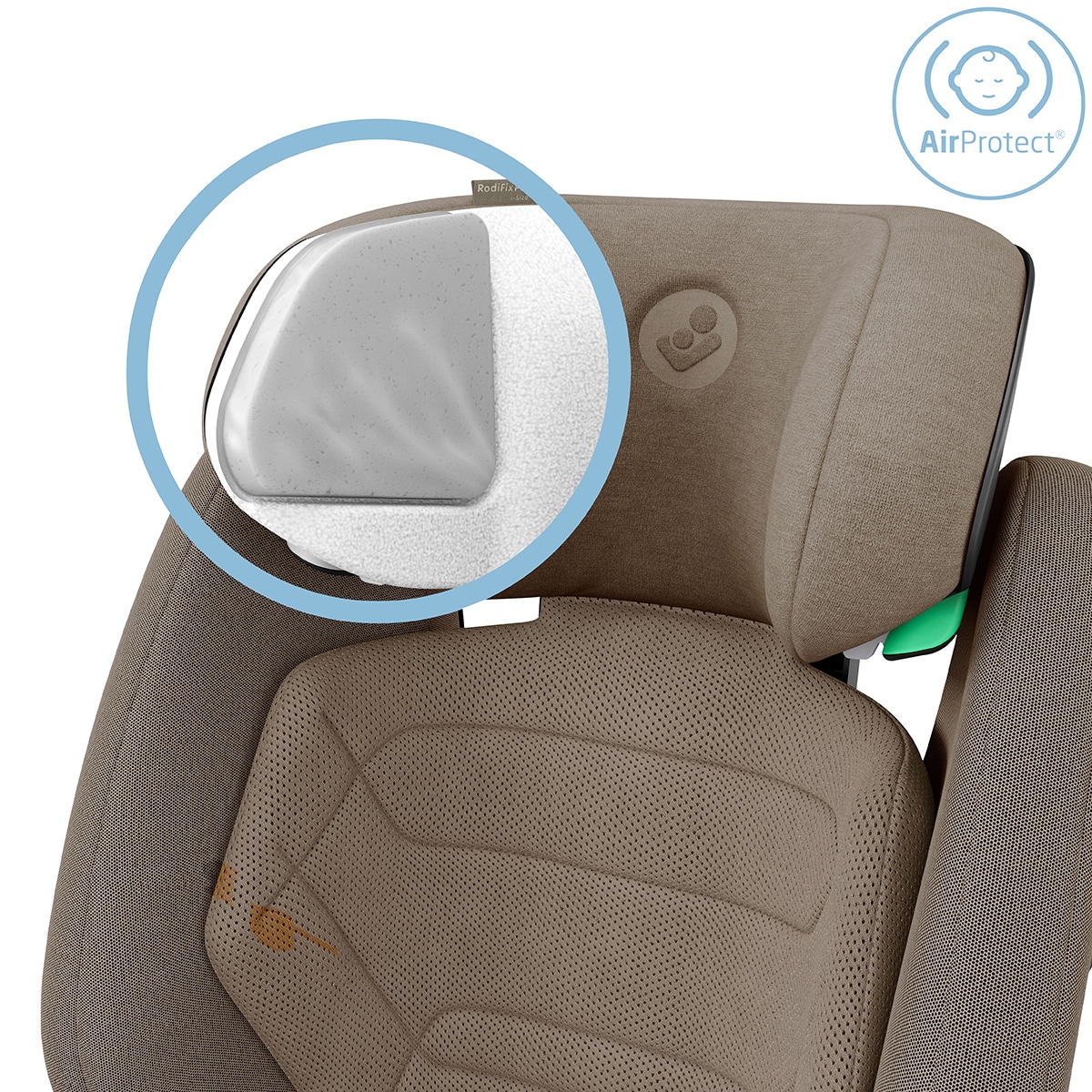 Cadeira Auto Isofix Rodifix Pro2 i-Size - 100-150 cm Castanho-escuro-2