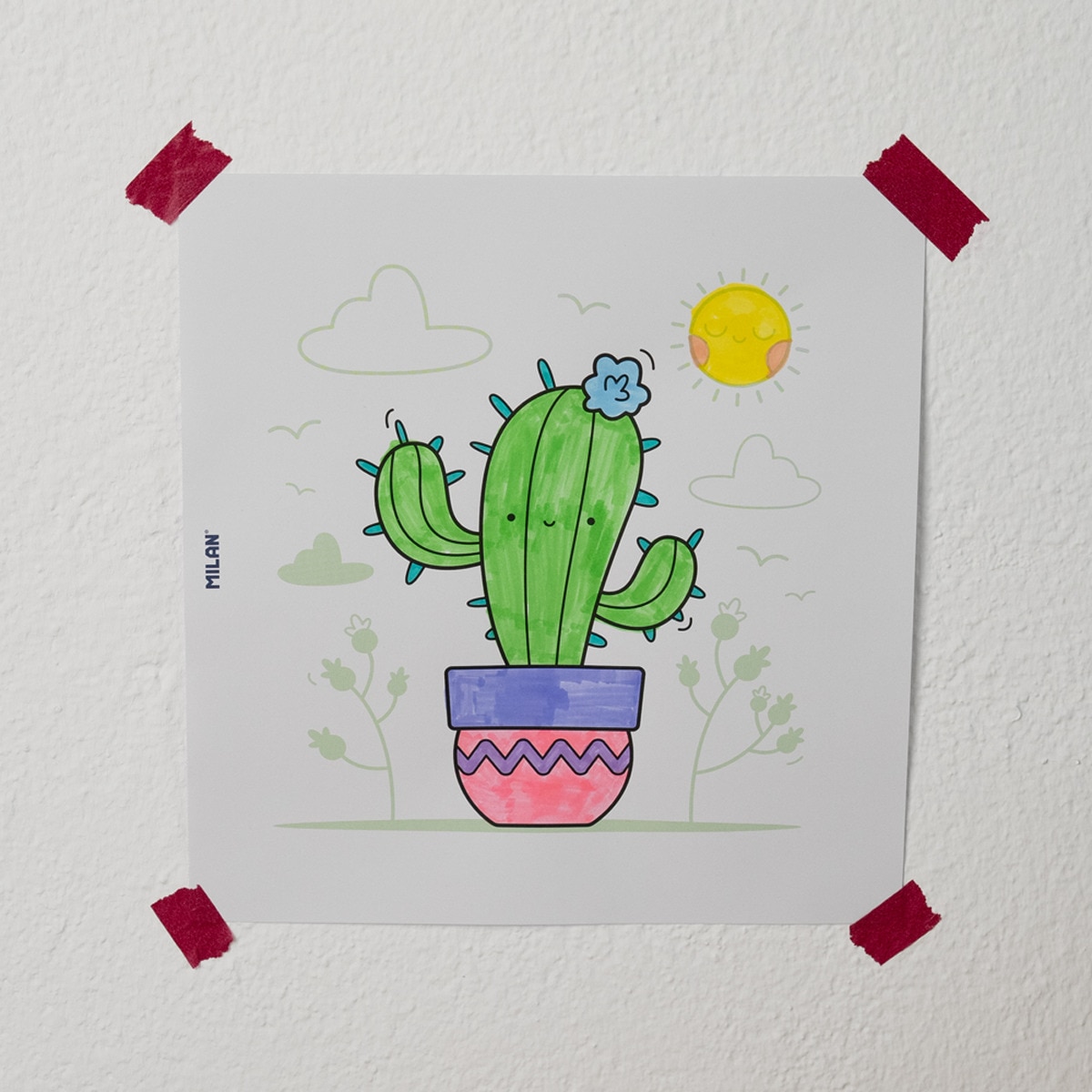 Cuaderno para colorear Green & grow, MILAN Multicolor-4