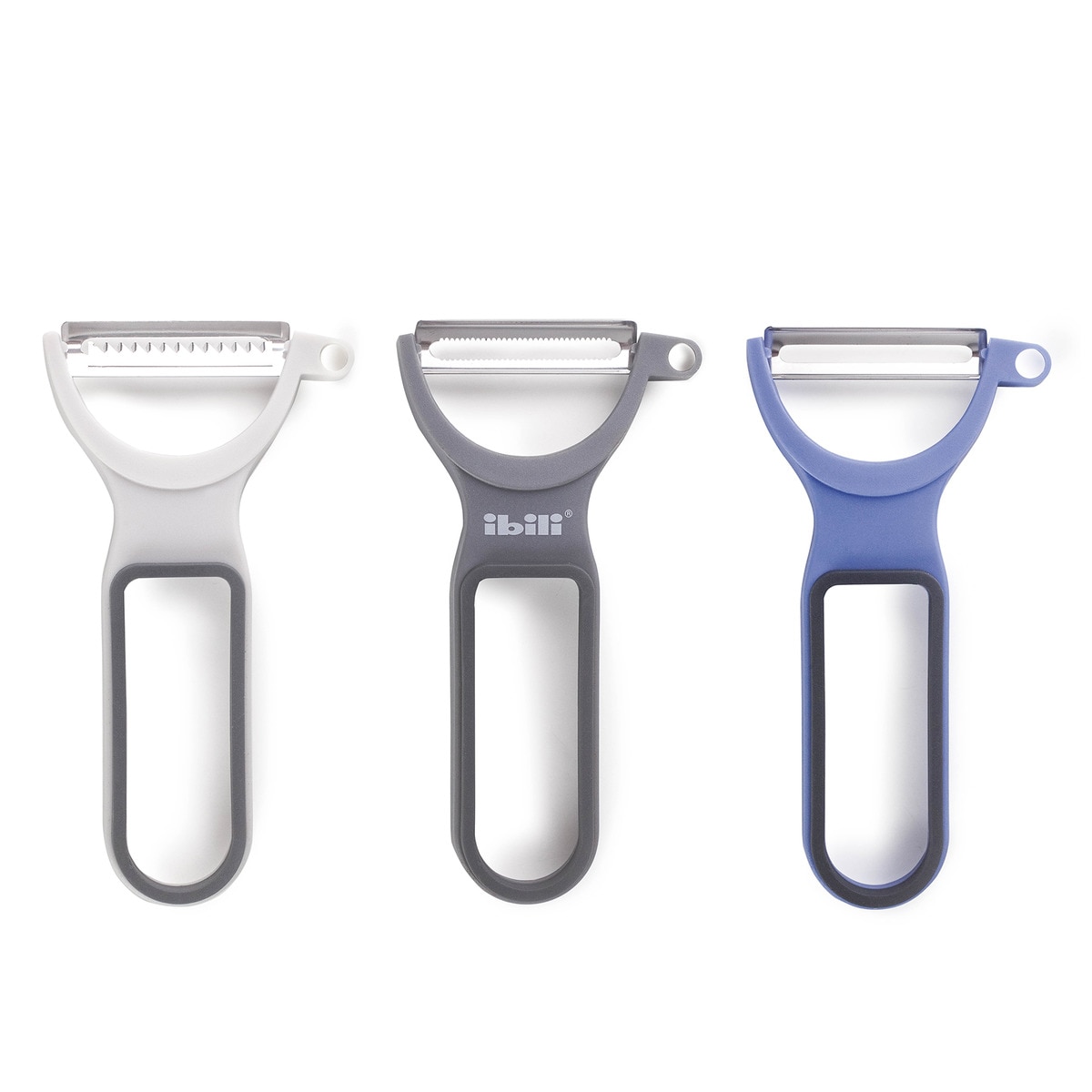 Set de 3 peladores Ibili Multicolor-1