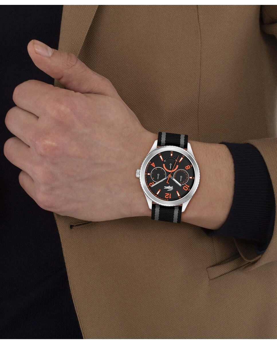 Relógio DEUCE Multi Preto Aço e Nylon 4