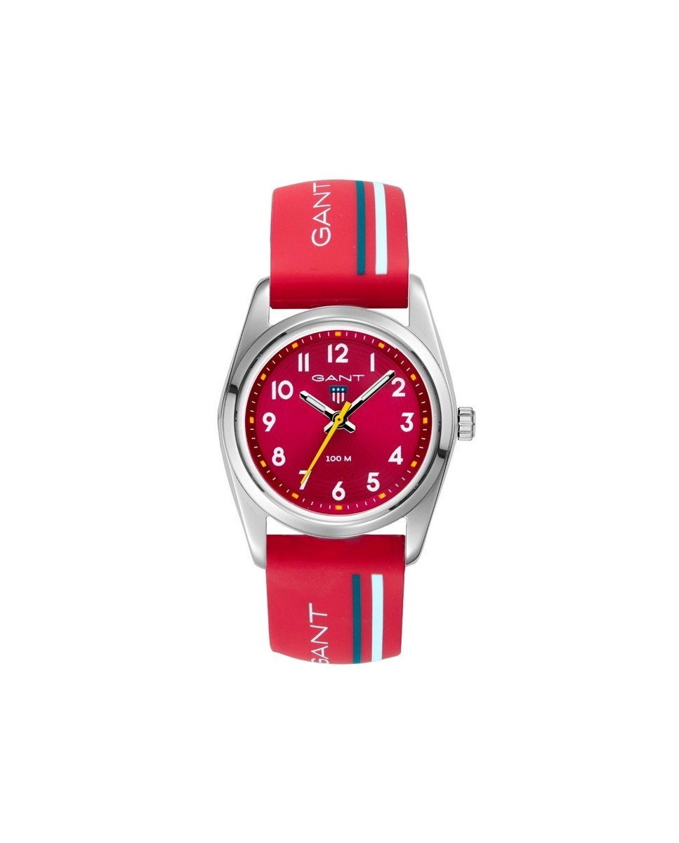 Imagem 0 de Relógio Gant Teens Graduate, 28, Vermelho, Silicone Vermelho Riscas