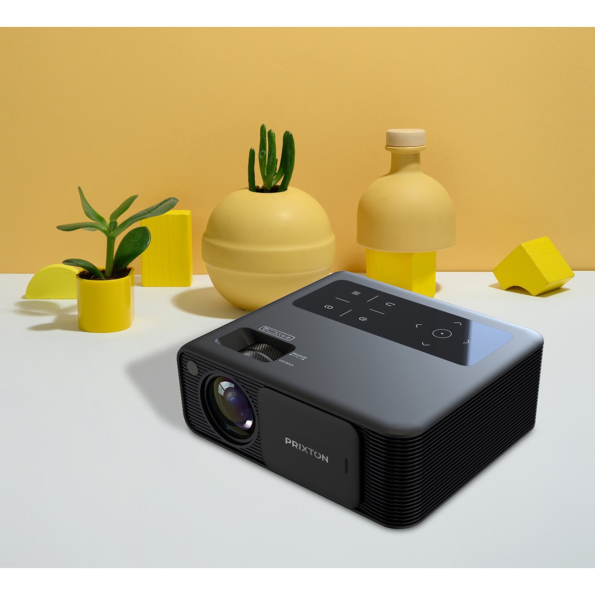 Proyector Prixton Miró Full HD, 30" a 210", Wi-Fi 5G Negro-8