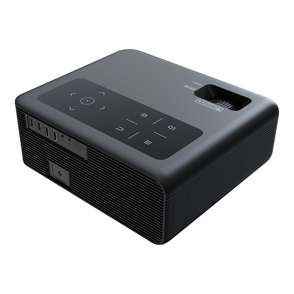 Proyector Prixton Miró Full HD, 30" a 210", Wi-Fi 5G Negro-3