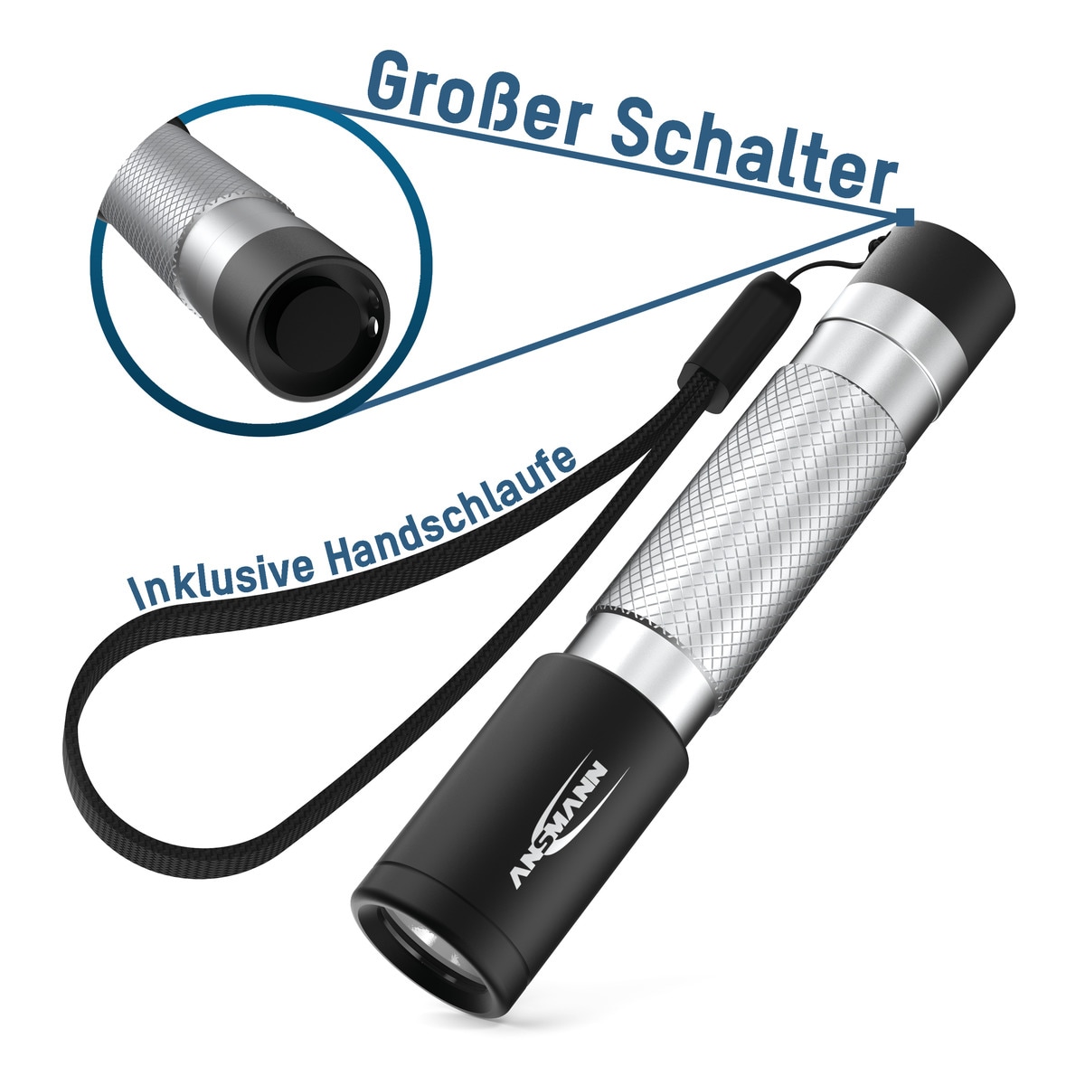 Linterna Led de Aluminio 3W 6000K 70 lm Aluminio-11