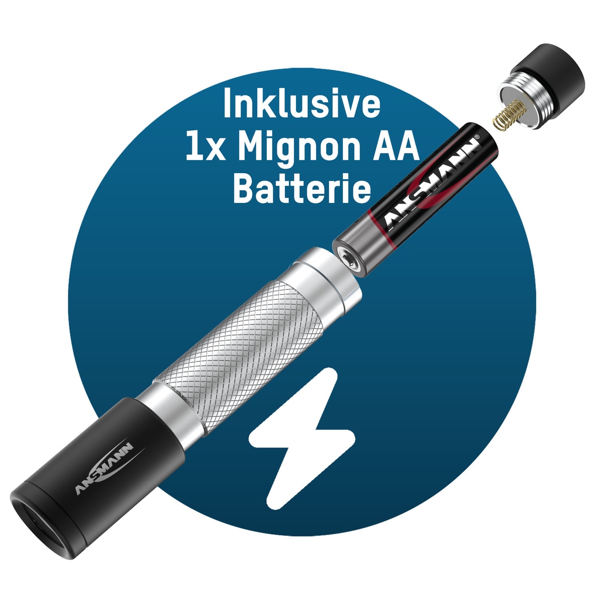 Linterna Led de Aluminio 3W 6000K 70 lm Aluminio-13
