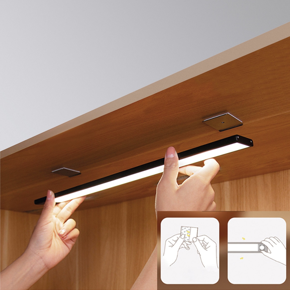 Luz Led con Sensor Recargable 60 cm 3