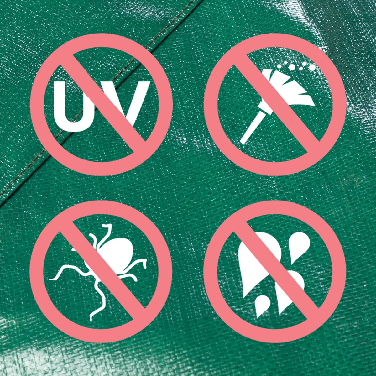 Capa Exterior Economizadora de Espaço para Almofadas Quadradas Verde-6