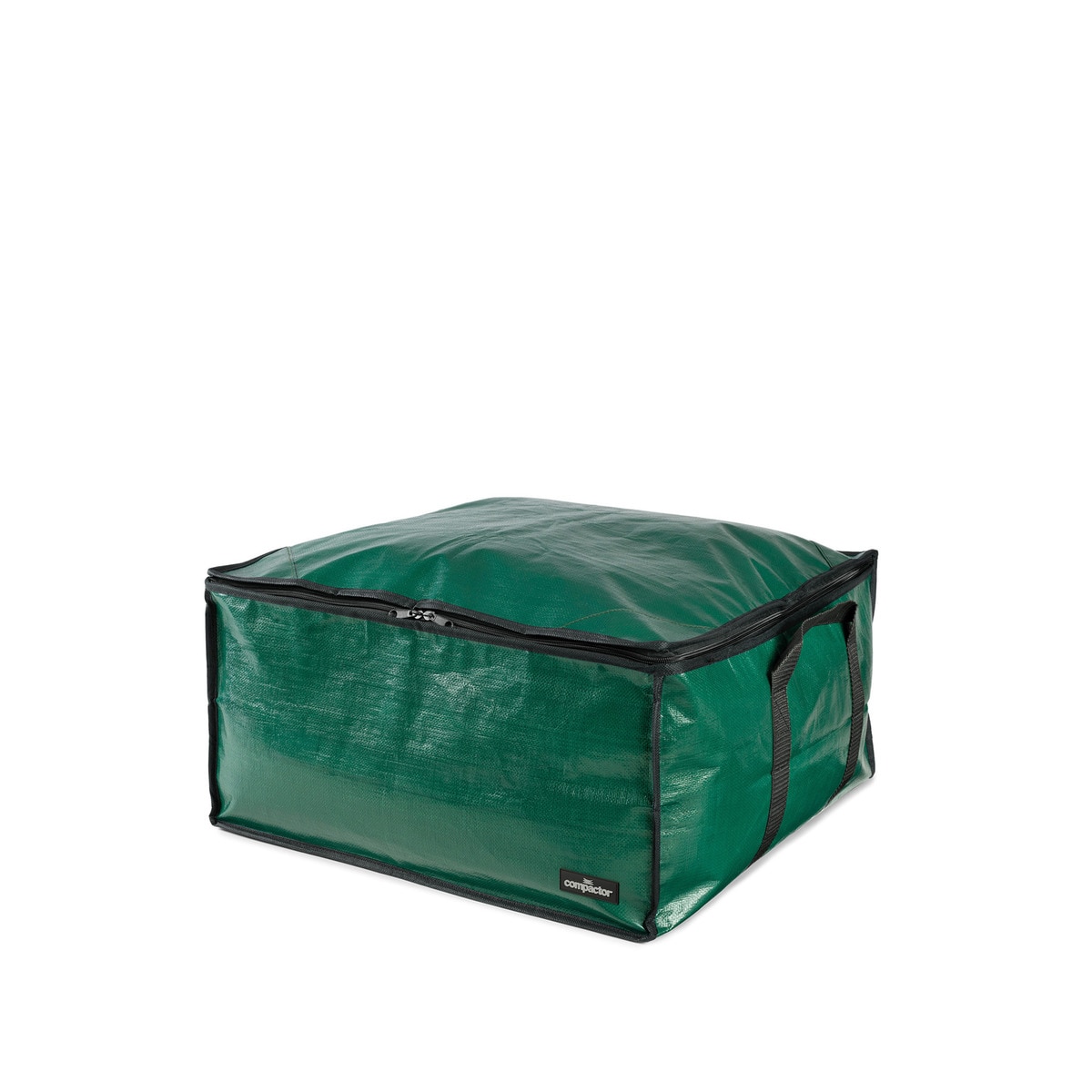 Capa Exterior Economizadora de Espaço para Almofadas Quadradas Verde-1