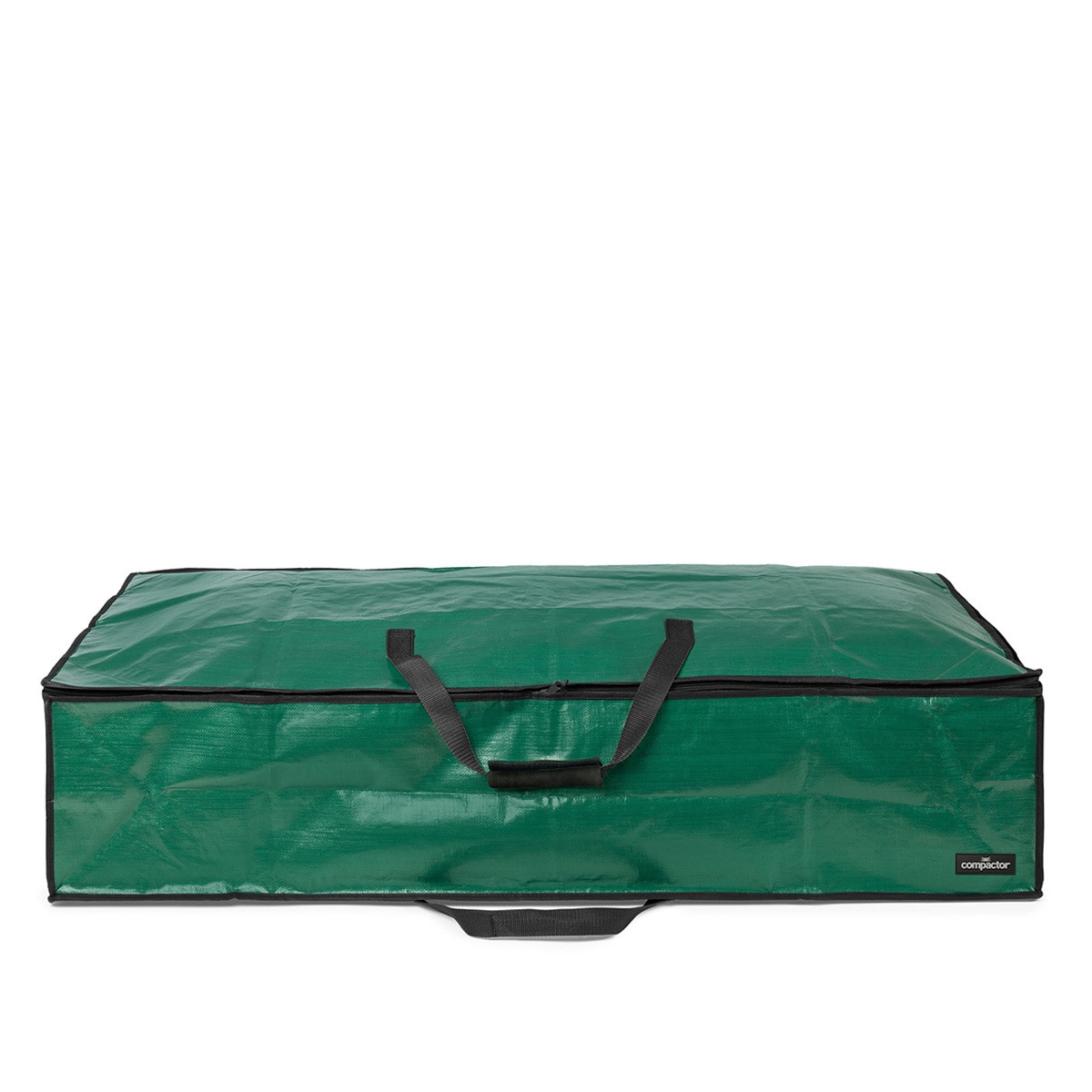 Capa Exterior Economizadora de Espaço para Almofadas Retangulares Verde-2