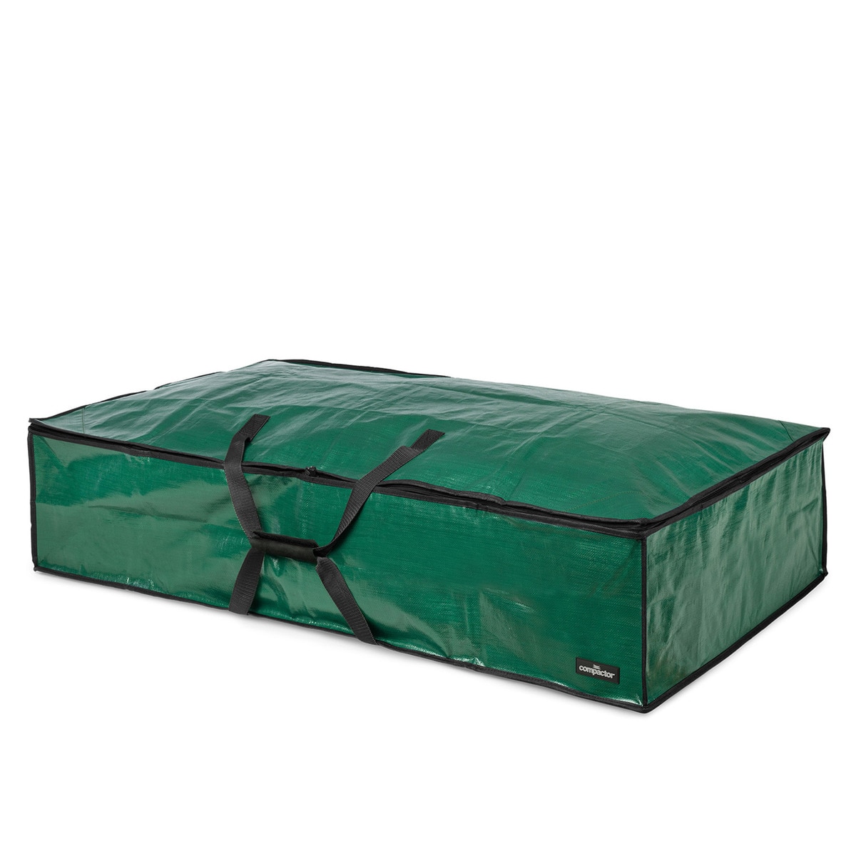 Capa Exterior Economizadora de Espaço para Almofadas Retangulares Verde-1
