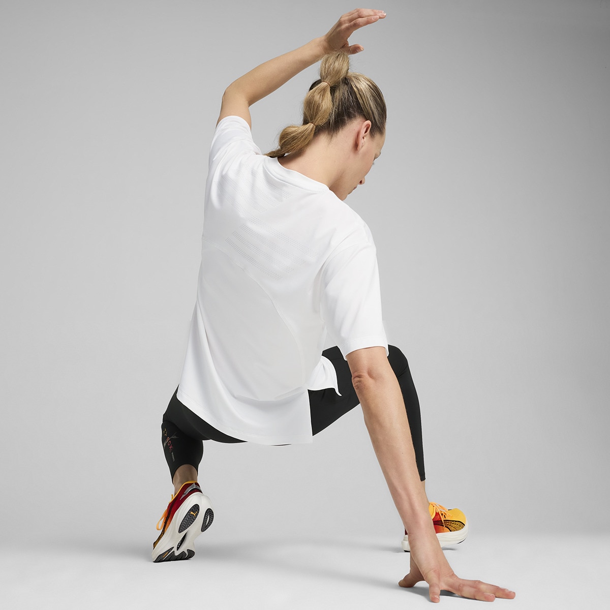 T-shirt de Mulher Hyrox X Puma Cloudspun Tee Branco-2