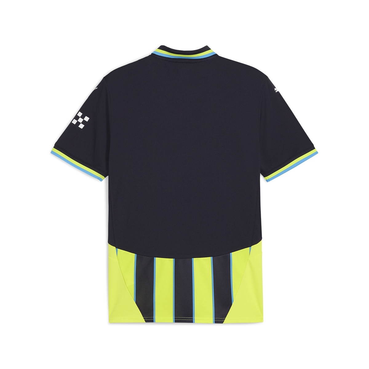 T-shirt de Homem 2.º Equipamento Manchester City FC 2024-2025 Réplica Azul-7