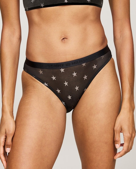 Imagen 0 de Braguitas de malla con estampado de estrellas