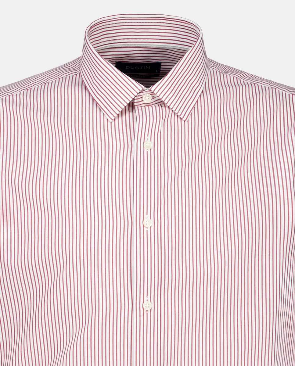 Camisa Formal Regular Fit com Risca Kodak Regular Vermelho-5
