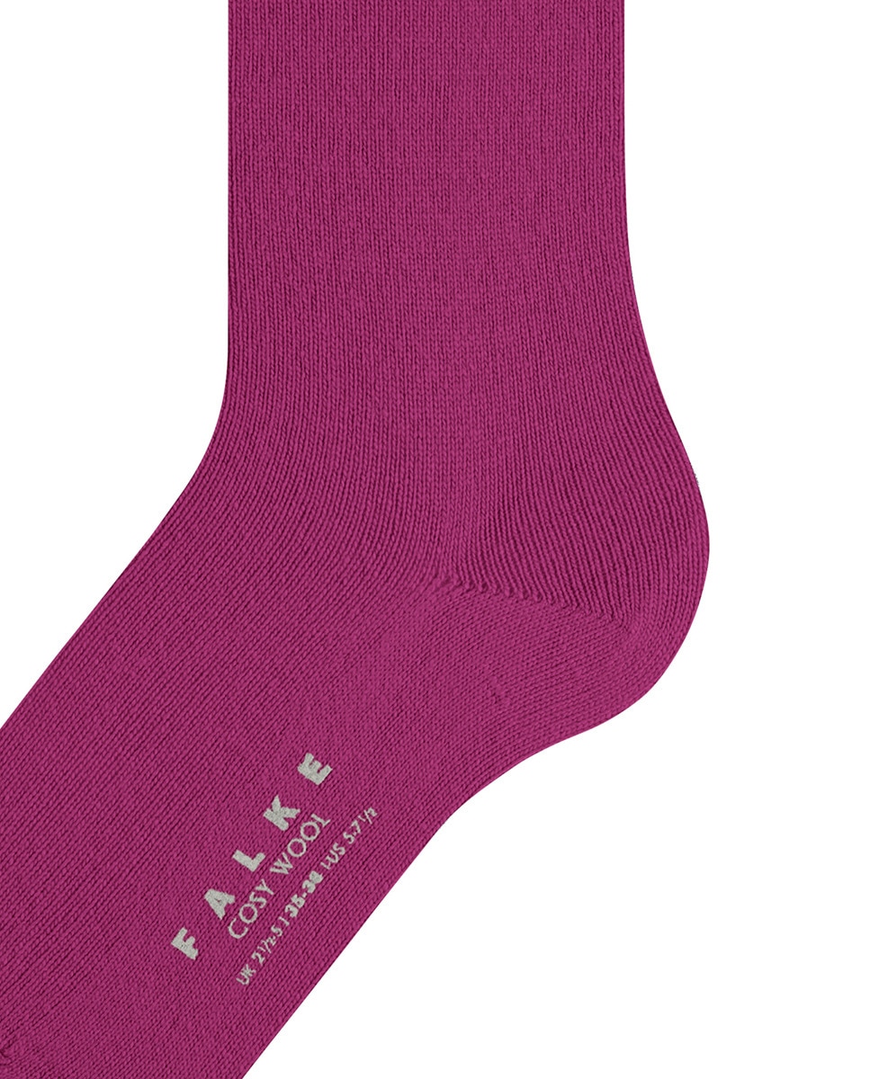 Meias Básicas com Caxemira e Lã Pura. Caxemira Rosa-6