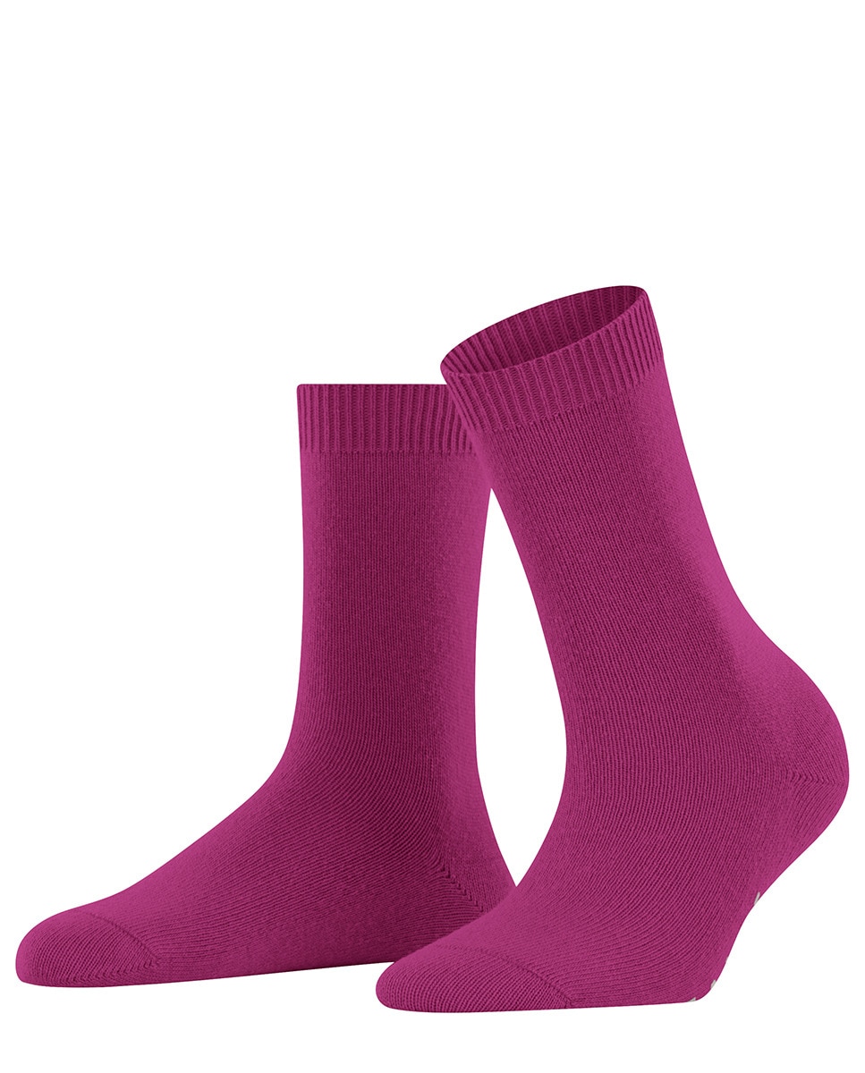 Meias Básicas com Caxemira e Lã Pura. Caxemira Rosa-3